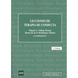 LECCIONES DE TERAPIA DE CONDUCTA (nueva edición curso 2023-24)