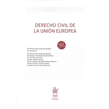 DERECHO CIVIL DE LA UNIÓN EUROPEA (nueva edición curso 2023-24)