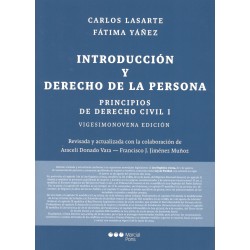 PRINCIPIOS DE DERECHO CIVIL I. PARTE GENERAL Y DERECHO DE LA PERSONA (nueva edición  curso 2024-25)