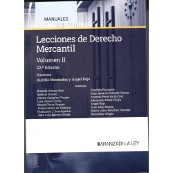 LECCIONES DE DERECHO MERCANTIL VOLUMEN II (nueva edición curso 2024-25)