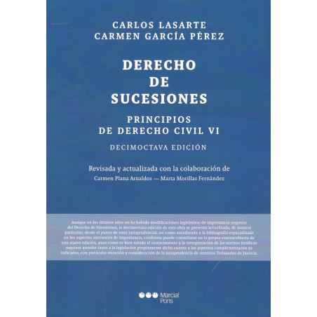 PRINCIPIOS DE DERECHO CIVIL TOMO VI. DERECHO DE SUCESIONES (nueva edición curso 2024-25)