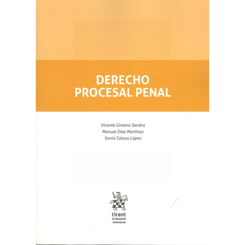 DERECHO PROCESAL PENAL (nueva edición curso 2024-25)