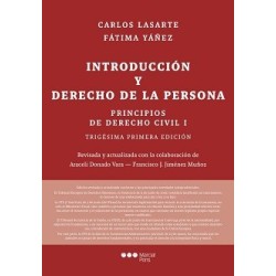 PRINCIPIOS DE DERECHO CIVIL I. INTRODUCCIÓN Y DERECHO DE LA PERSONA (edic. 2026)