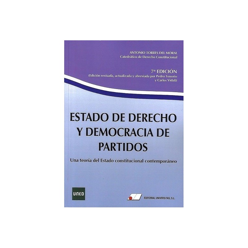 ESTADO DE DERECHO Y DEMOCRACIA DE PARTIDOS (nueva edición curso 2022-23)