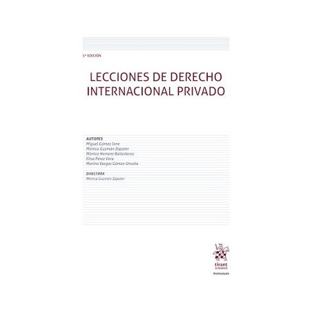 LECCIONES DE DERECHO INTERNACIONAL PRIVADO EDIC.2026