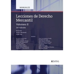 LECCIONES DE DERECHO MERCANTIL VOLUMEN II (nueva edición curso 2024-25)