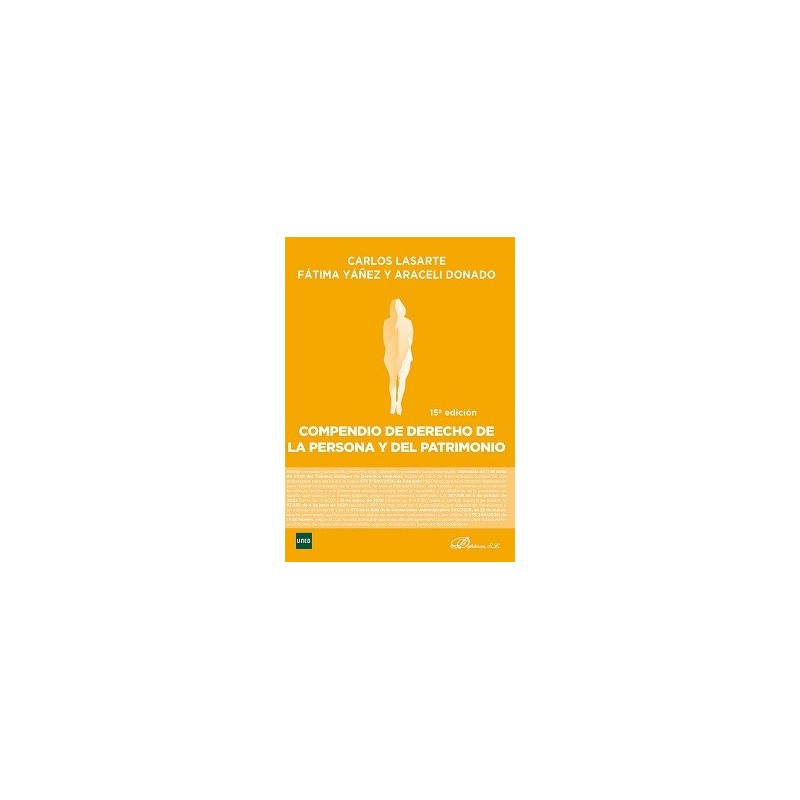COMPENDIO DE DERECHO DE LA PERSONA Y DEL PATRIMONIO (nueva ed. curso 2023-24)