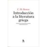 INTRODUCCIÓN A LA LITERATURA GRIEGA