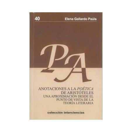 40. Anotaciones a la Poética de Aristóteles.