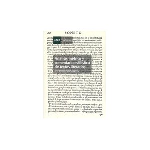 Analisis Metrico y Comentario Estilistico de Textos Literarios (6401903/45502)1c