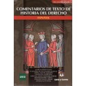 COMENTARIOS DE TEXTOS DE HISTORIA DEL DERECHO ESPAÑOL (nueva edición curso 2021-22)