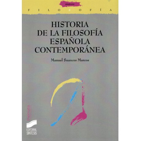 Historia de la Filosofia Española Contemporanea