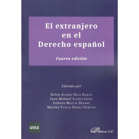 EL EXTRANJERO EN EL DERECHO ESPAÑOL (novedad curso 2015-16)